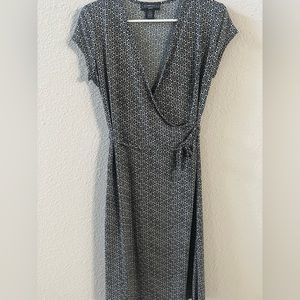 Black and white pattern dress